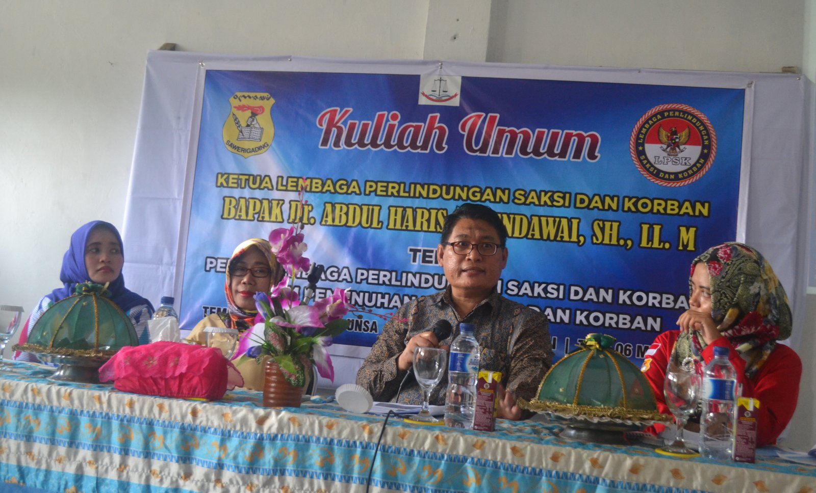 Ketua LPSK RI Kuliah Umum di Universitas Sawerigading