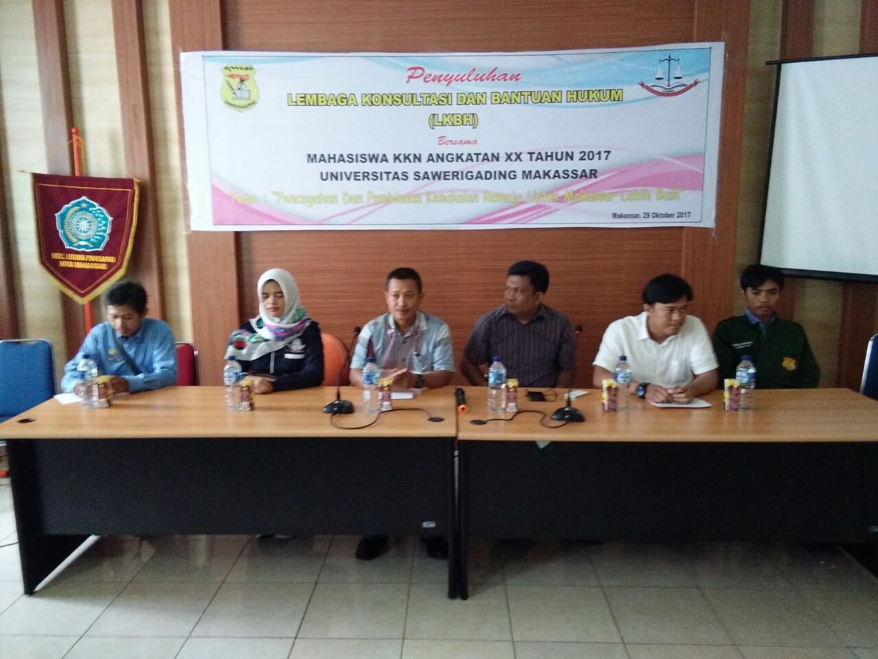 KKN Unsa Makassar Penyuluhan di Kantor Camat Ujungpandang
