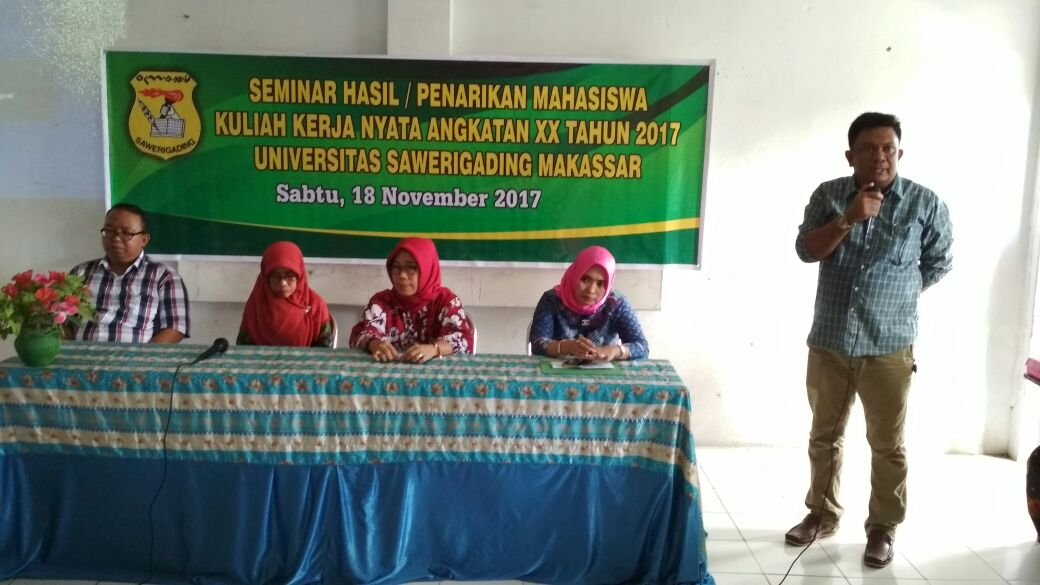 Mahasiswa KKN Universitas Sawerigading Gelar Seminar Hasil
