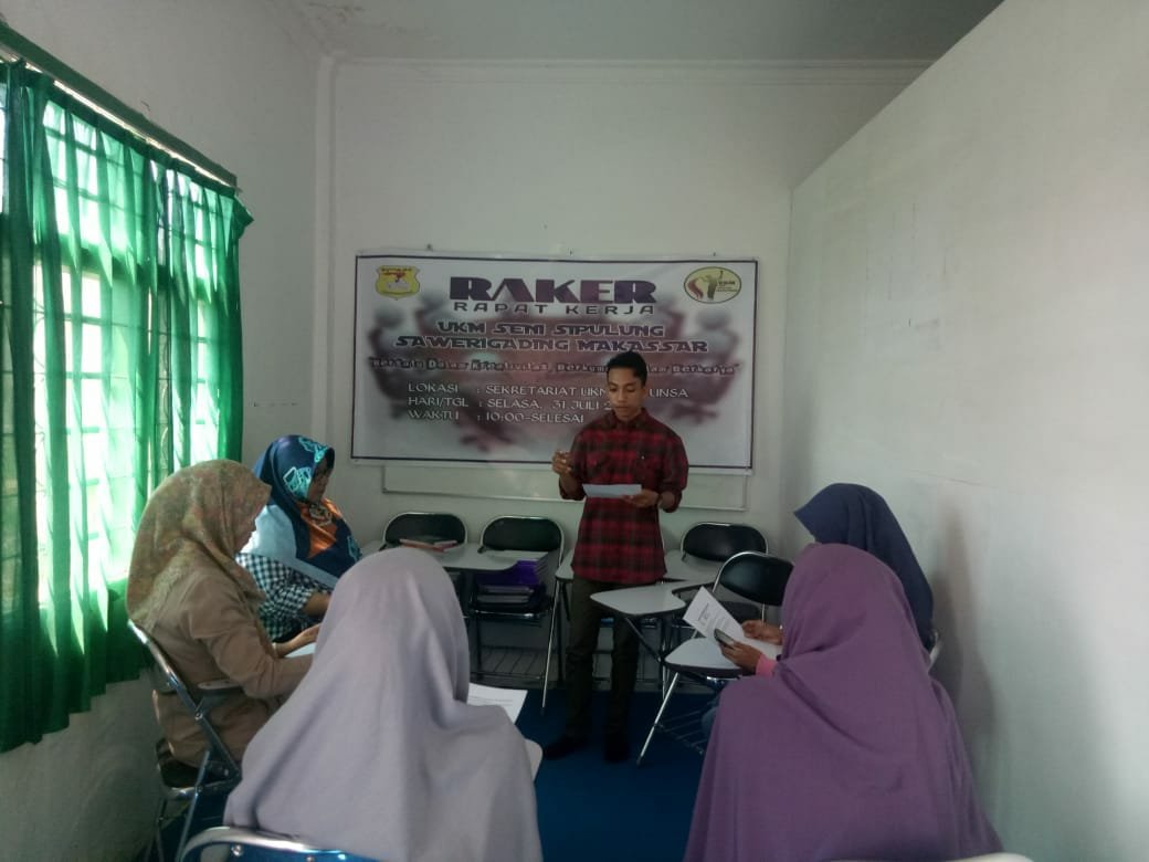 UKM Seni Sipulung Unsa Makassar Gelar Raker