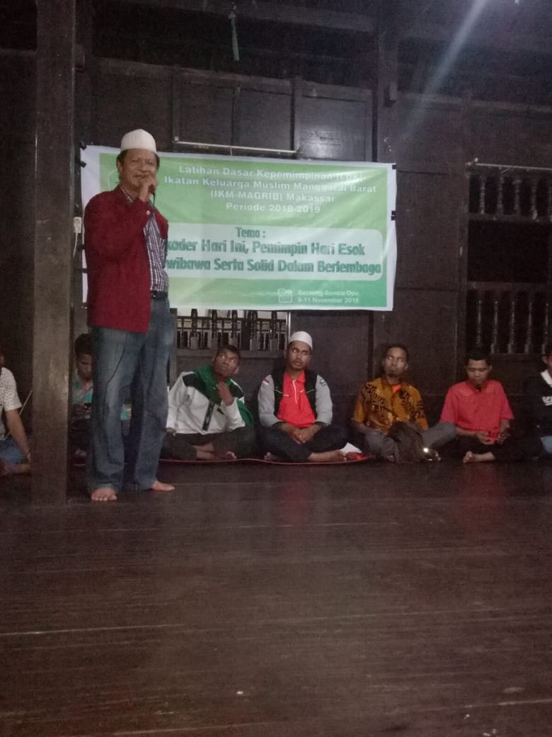 Arda Senaman Membuka LDK IKM MAGRIB