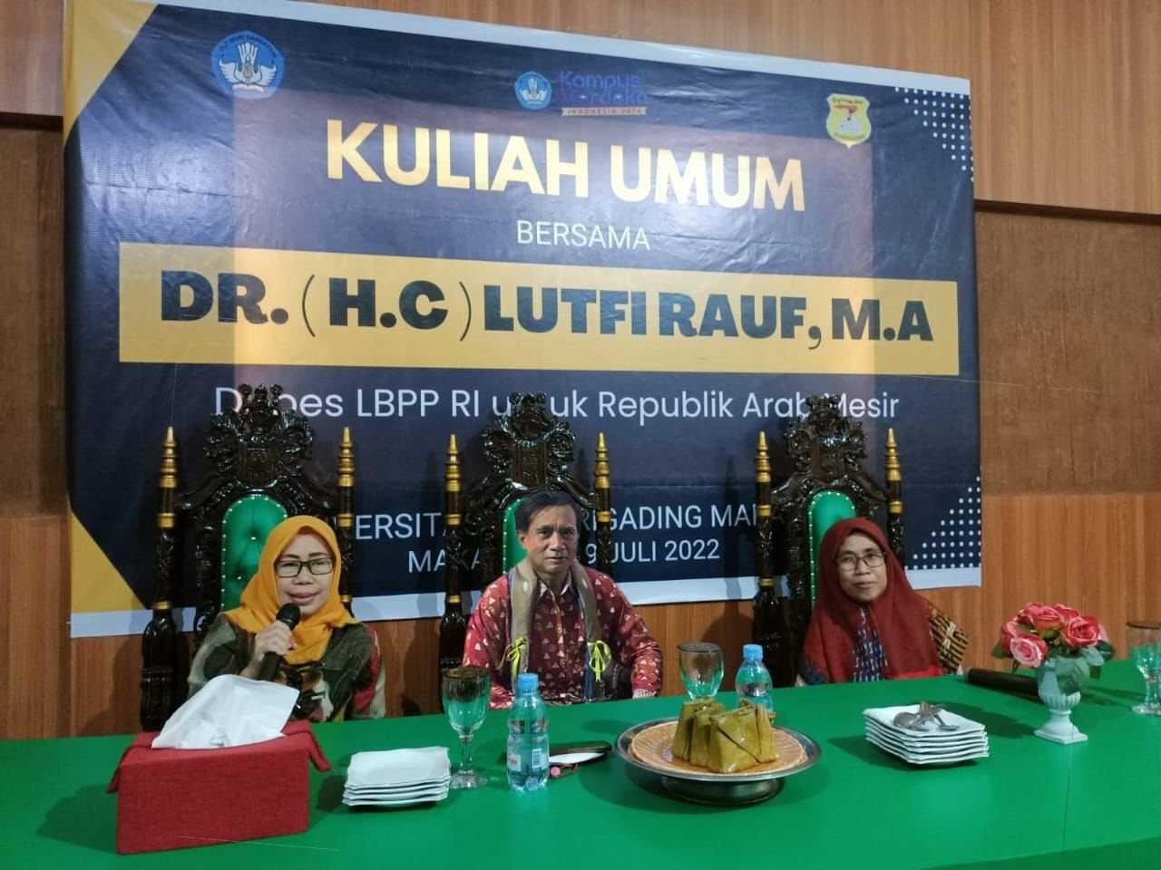 Duta Besar Mesir Menggelar Kuliah Umum di Kampus UNSA Makasssar