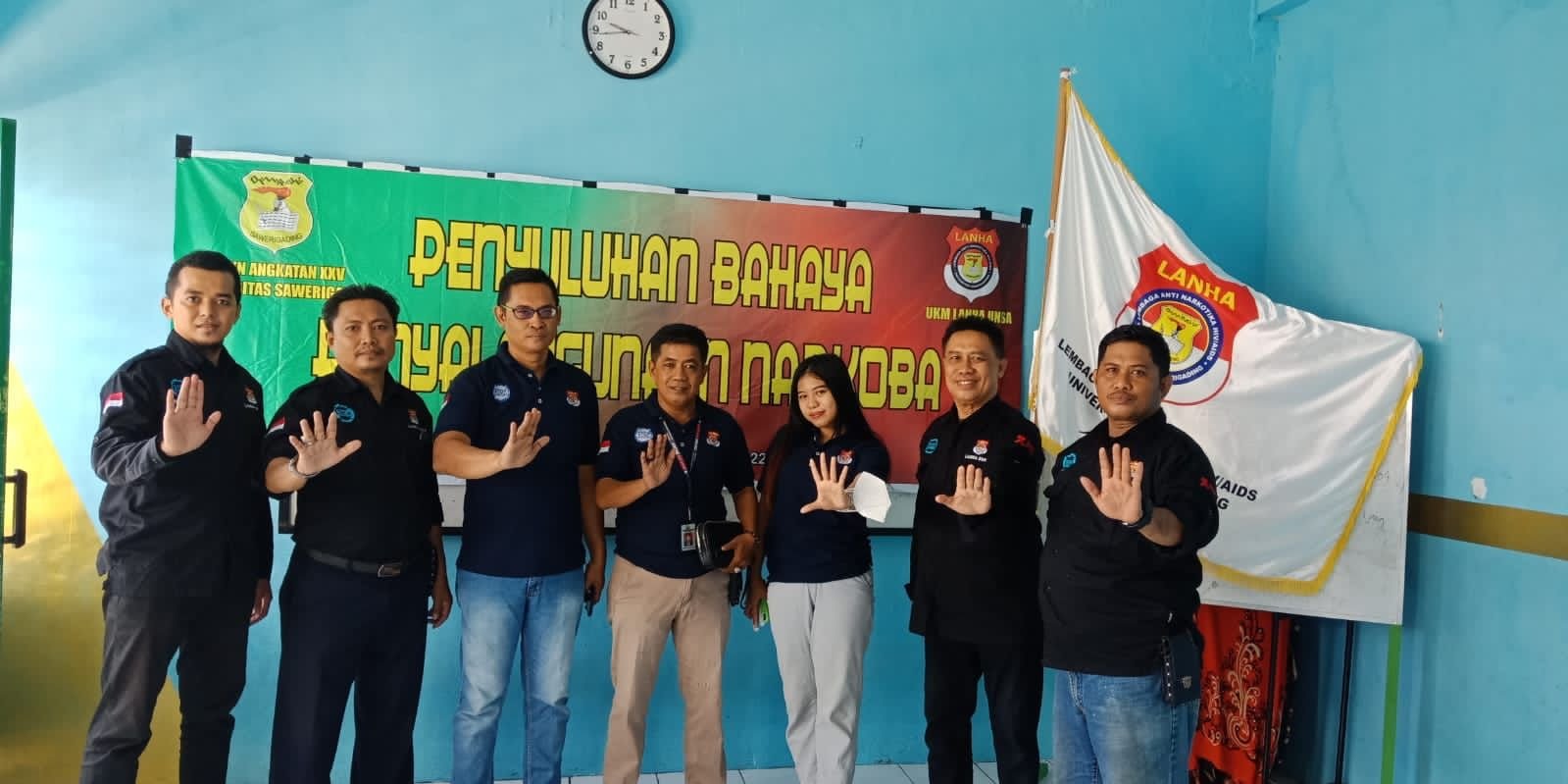 LANHA UNSA Makassar Lakukan Penyuluhan Bahaya Penyalahgunaan Narkoba