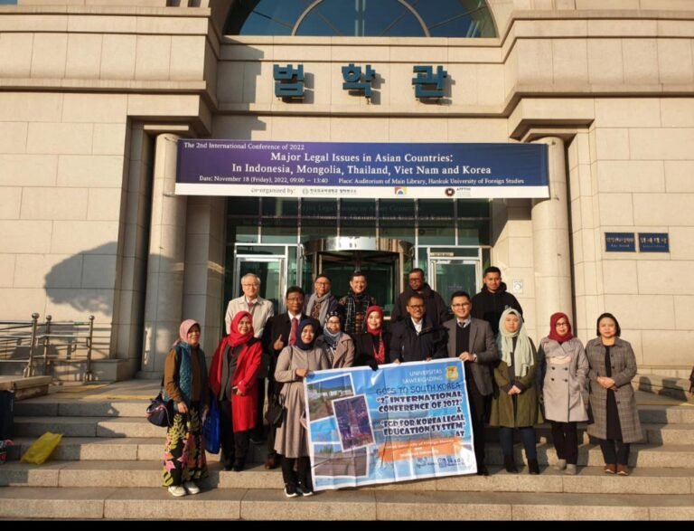 Dr. Asma Mengikuti Seminar Major Legal Issues In Asian Countries di Korea Selatan